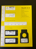 Tags displayed on various media with ruled measurements