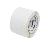 Roll of Zebra label tape on a white background