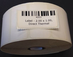 2" x 1" Direct Thermal Labels